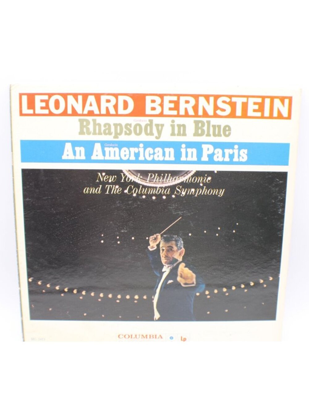 Record - Leonard Bernstein Gershwins Rhapsody In Blue American In Paris Symphony